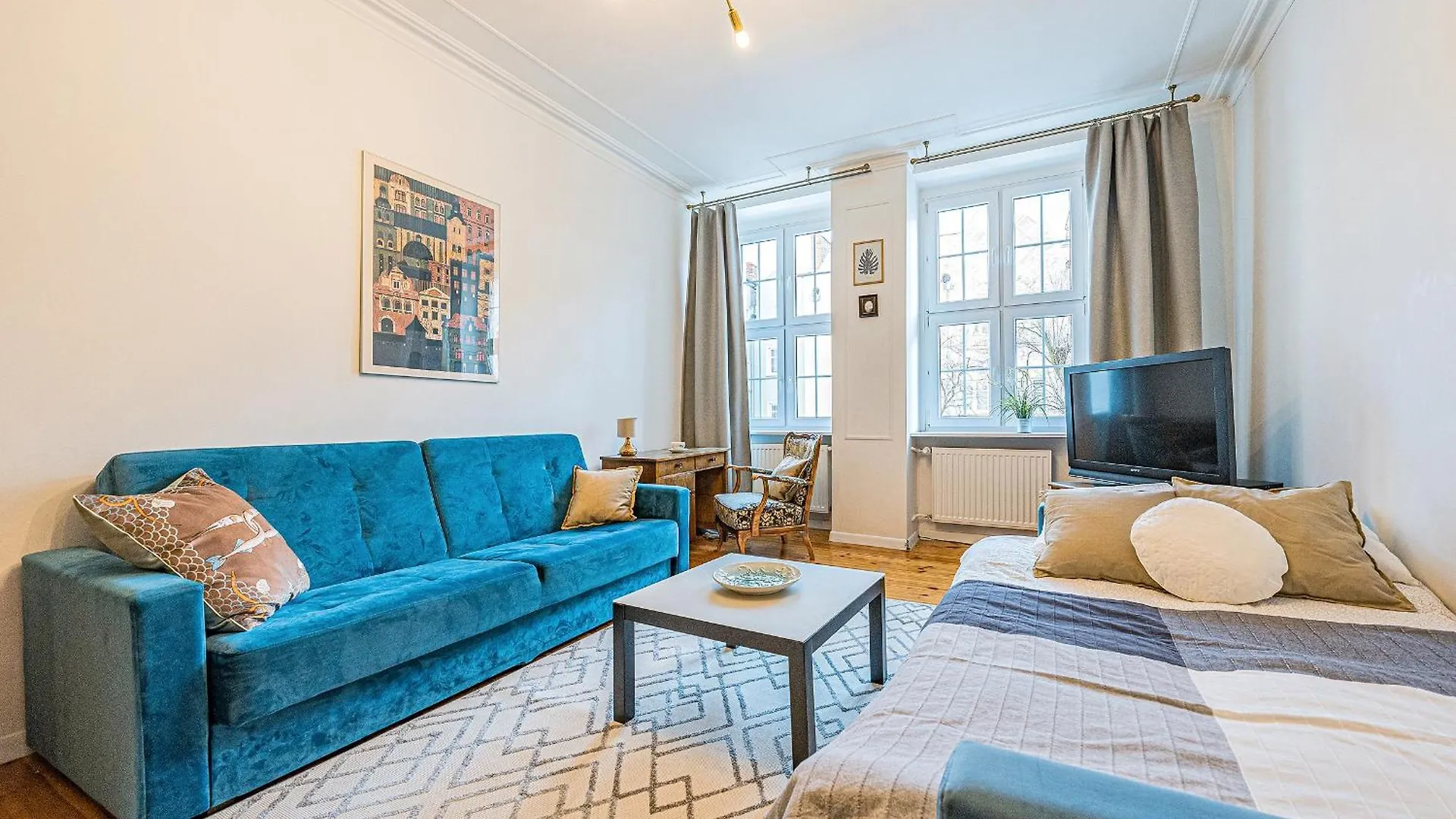 Lts Rent Comfortable Old Town & Art, Three Rooms 그단스크 0*,